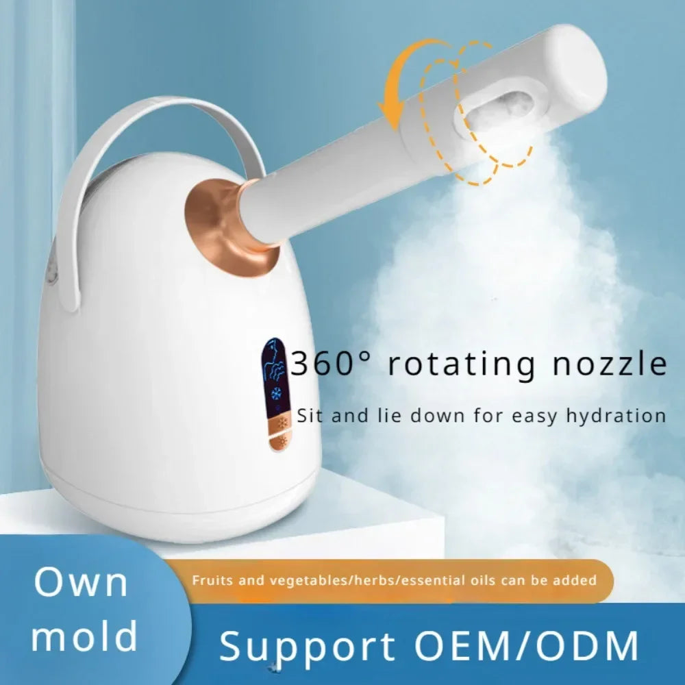 Multifunctional Nano Facial Steamer Moisturizing Hot Cold Face Sprayer Hot steam and Cold steam