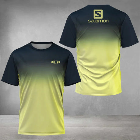 Breathable Men's Tennis T-shirt Fashion Casual Badminton Sportswear Summer Quick Dry Short Sleeve Large Size Male Top Clothing