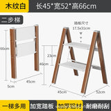 Multi functional folding ladder aluminum alloy high stool kitchen load bearing 300kg step chair widened 3 steps