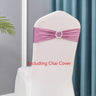 50pcs/Lot Metallic Gold silver Chair Sashes Wedding Chair Decoration Spandex Chair Cover Band for Party Decor birthday