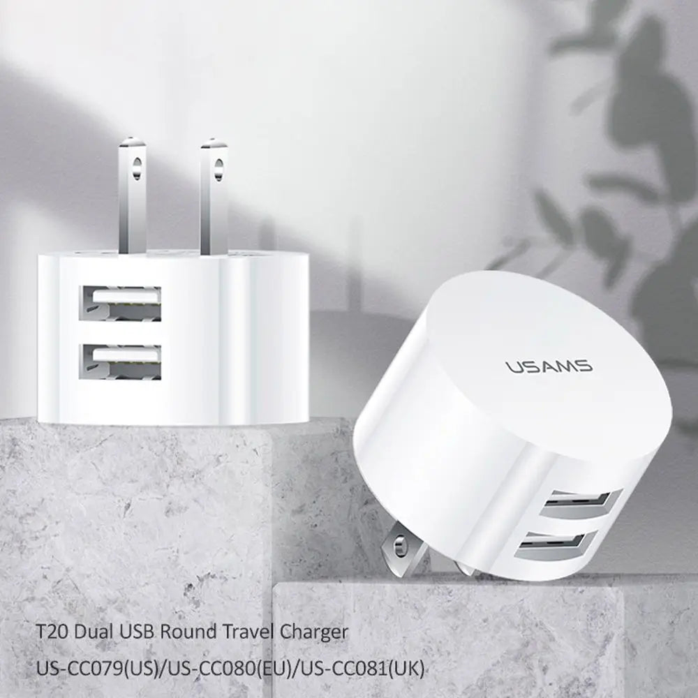 Mini 5V 2.1A Mobile Phone Charging Quick Charge Wall Charger Charging Adapter Travel Charger Dual USB Charger