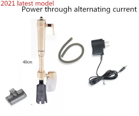 Electric Aquarium Automatic Siphon Fish Tank Gravel Cleaner Water Washer Vacuum Water Pump Aquatic Pet Accessories Supplies