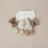 10Pcs/Lot Elastic Hair Bow for Children, Children's Headwear Hair Accessories for girls, Cute Hair ties, Lovely Hair Rope