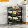 Home Kitchen Trolley Multifunction Oven Microwave Cart Moving Floor Fruit Vegetable Storage Cart Kitchen Island Trolley Cart Z