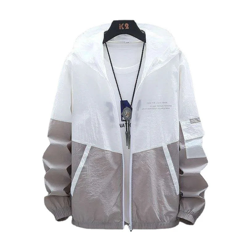 2024 Summer New Hooded Jackets for Men Sun Protection Clothing Fishing Hunting Clothes Quick Dry Skin Male Windbreaker Size 4XL