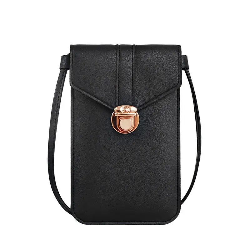 2023 Bag for Women Phone Shoulder Bag Touch Screen Cell Phone Purse PU Leather Crossbody Bag Handbag Card Holder Messenger Bag