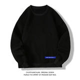 Autumn New Men's Fashion Round Neck Sweatshirts Print Loose Large Size Daily Casual Long Sleeve Sweatshirts 6 Styles