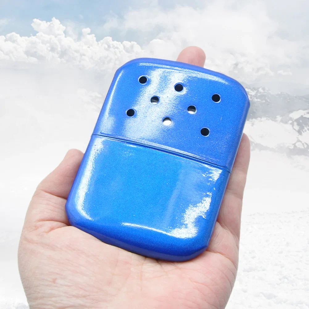 Portable Liquid Fuel Hand Warmer Reusable Furnace Metal Alloy Pocket Handy Hand Warmers Winter Heater Burner For Outdoor Fishing