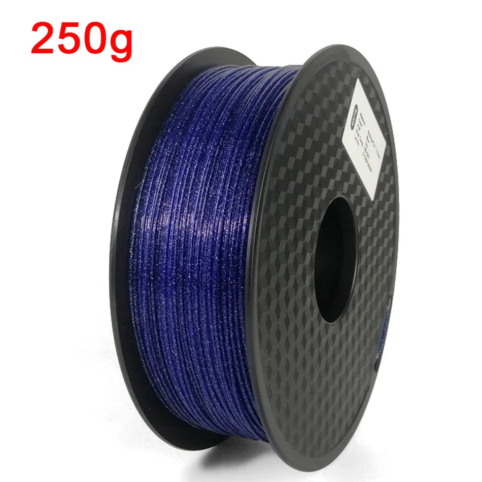 3D Printer Filament PLA 1.75mm Glittering Shining Rainbow Sublimation 3D Printing Material Sparkle Black Purple Blue Gold Orange