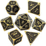 Special Offer Resin Metal Dice Set Sample With Metal Box Polyhedral DND Dice Set Sample Limited to 1 set of RPG game Dice Set