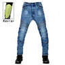 New zipper pants Motorcycle jeans Men's high elastic motorcycle riding rider pants Racing pants with protective gear