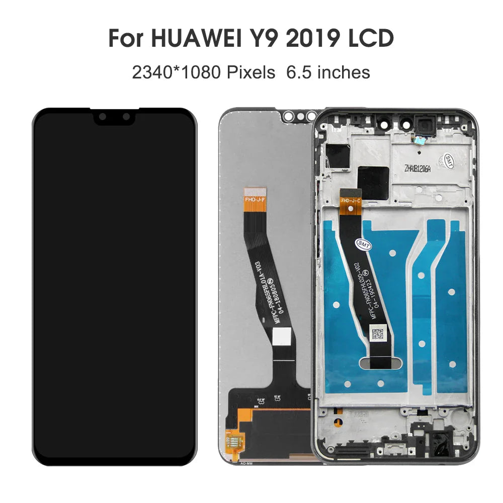 For HUAWEI Y9 2019 6.5''For Ori Enjoy 9 Plus JKM-LX1 LX2 LX3 AL00 LCD Display Touch Screen Digitizer Assembly Replacement