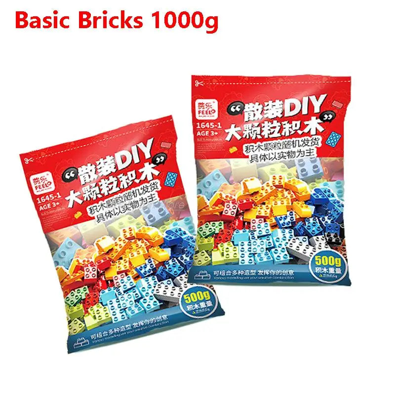 Bulk Big Particle Building Block Accessories Animal House DIY Assembled Bricks Children 3-6 Years Old Educational Toys And Gifts