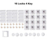 Magnetic Child Lock Protection From Children Baby Safety Cabinet Drawer Door Lock Invisible Lock Kids Security 8+2 With 1 Cradle