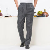 Unisex Chef Uniform Hotel Restaurant Cook Pants BBQ Catering Elastic Trousers Quality Zebra Pants Kitchen Cooker Work Pants