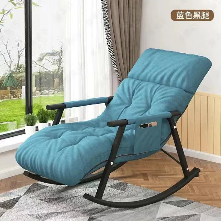 Recliner Nordic Lazy Sofas Rocking Chairs Living Room Furniture Foldable Sofa Bed Modern Balcony Bedroom Relaxing Lounge Chairs