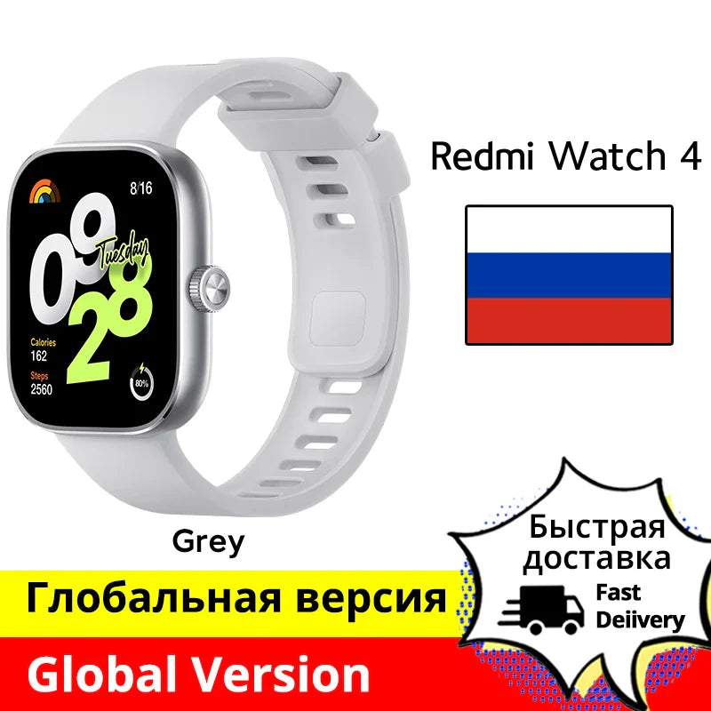 [World Premiere] Global Version Redmi Watch 4 Ultra Large 1.97'' AMOLED Display 20 Days Battery Life Support 5-system GNSS