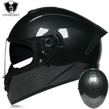 Full Face Racing Helmets Winter Warm Double Visor Motorcycle Helmet Motorbike Sports helmet