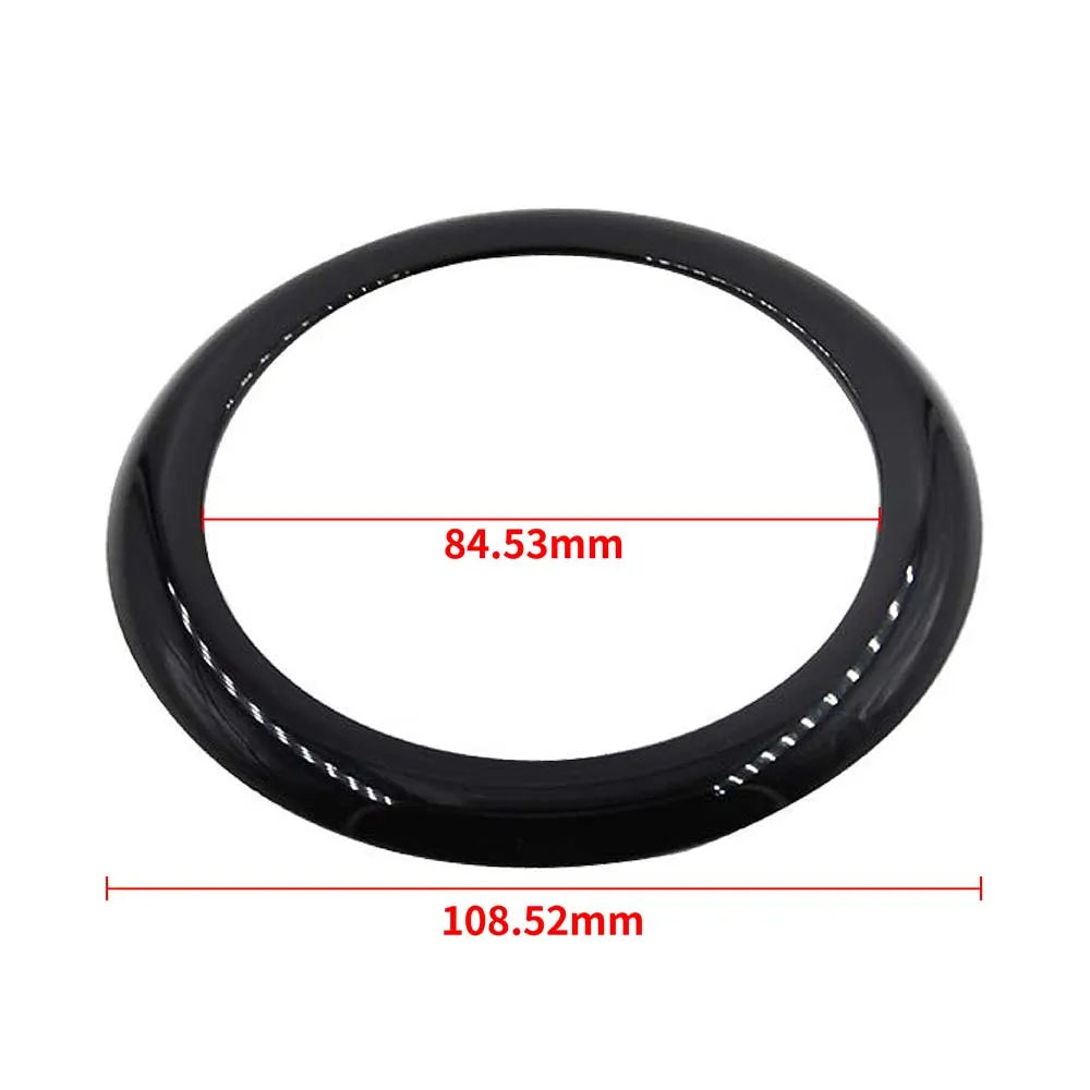 For BMW 1 Series F20 F21 2011-2019 Gloss Black Car Rear Badge Ring Logo Frame Cover Decoration Trim