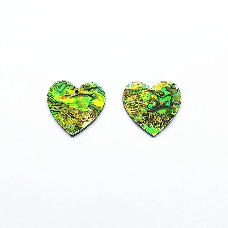 New arrival! 30x30mm 30pcs Acrylic with Shell Heart charm for Jewelry Findings/Earrings DIY parts,Jewelry Findings & Components