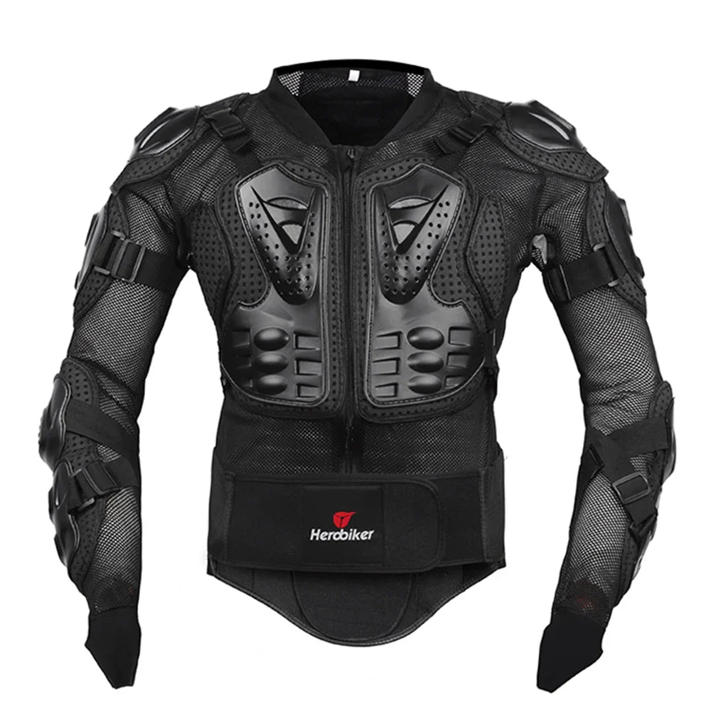 HEROBIKER Motocross Jacket Men Body Armor Motorcycle Armor Bicycle Racing Jacket Riding Motorbike Moto Protection S-5XL