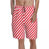 Mondrian Line Board Shorts Colorful Plaid Board Short Pants Hot Men Comfortable Print Swim Trunks Big Size