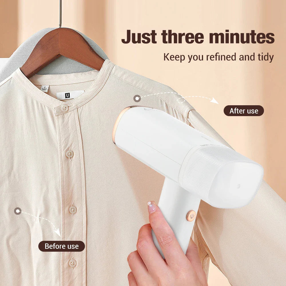 Foldable Mini Garment Steamer Steam Iron 1000W Handheld Portable Home Travelling For Clothes Ironing Wet Dry Ironing Machine