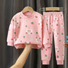 Child Underwear Set Cotton New Cartoon Pattern Autumn Clothes Autumn Pants Cotton Boys Loungewear Baby Warm Girls Kids Clothes