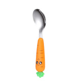 1/3Pcs Baby Feeding Utensils Cartoon Vegetable Fork Spoon Child Cutlery Set Kid Teaspoon Tableware Kitchen Gadgets Baby Items