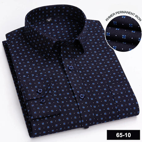 65%cotton plain shirts for men slim fit formal shirt white vintage designer clothing soft office long-sleeve tops New in shirt