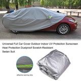 Vislone Universal Full Car Cover Outdoor Indoor UV Protection Sunscreen Heat Protection Dustproof  Scratch-Resistant Sedan Suit