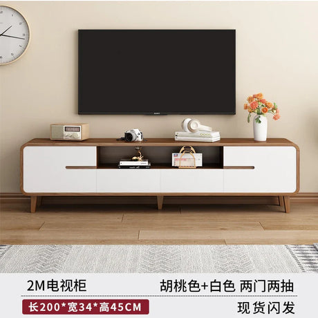 Light Wood Tv Stand Cabinet Storage Drawers Modern Simple Tv Stand Cabinet Home Luxury Muebles Para El Hogar Salon Furniture