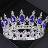 Baroque Crystal Tiaras And Crowns Rhinestone Prom Diadem Crown Tiara For Women Bridal Wedding Hair Accessories Jewelry Crown