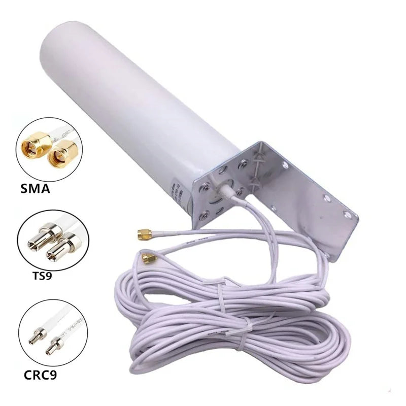 700-2700MHZ 4g LTE External Antenna Outdoor Dual Cable SMA/TS9/CRC9 Mimo 4g Mobile Phone Signal Booster For Cell Phone