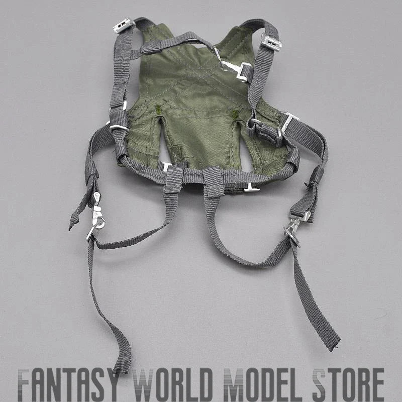 DML 1/6 Scale Male Soldier Modern US Air Force Pilot Army Green Bodysuit Combat Chest Brace Set for 12'' Action Figure Body Doll