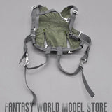 DML 1/6 Scale Male Soldier Modern US Air Force Pilot Army Green Bodysuit Combat Chest Brace Set for 12'' Action Figure Body Doll