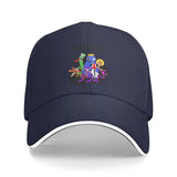 Custom Cute Rainbows Friend Play Gamer Baseball Cap for Men Women Breathable Dad Hat Streetwear