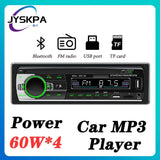 60W Mp3 Player Bluetooth for Car Support USB TF Card FM Radio Audio System Auto Stereo Automobiles Electronics Accessories