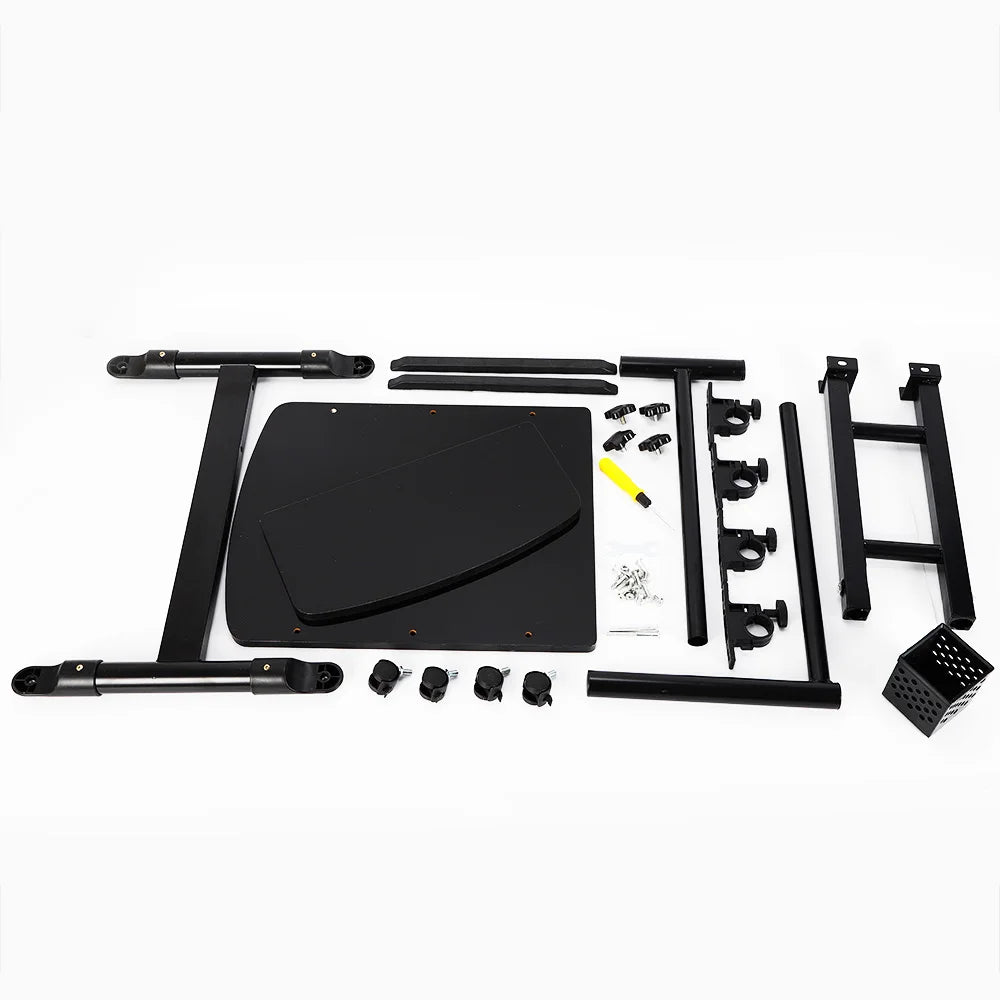 Adjustable Tattoo Station Table Rolling Tray Tattoo Workstation for Tattoo Studio Beauty Salon Medical Shop Salon Furniture