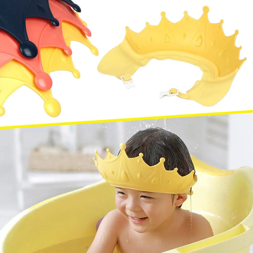 Adjustable Baby Shampoo Cap Bath Eye Ears Protection Head Shower Water Cover Baby Care Wash Hair Shower Cap For 0-6 Years Kids