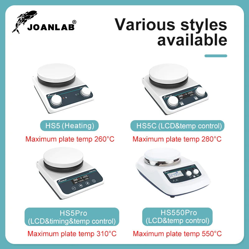 JOANLAB Magnetic Stirrer With Heating Stirrer Laboratory Thermostatic Digital Display Magnetic Mixer Hot Plate 110v ~ 220v