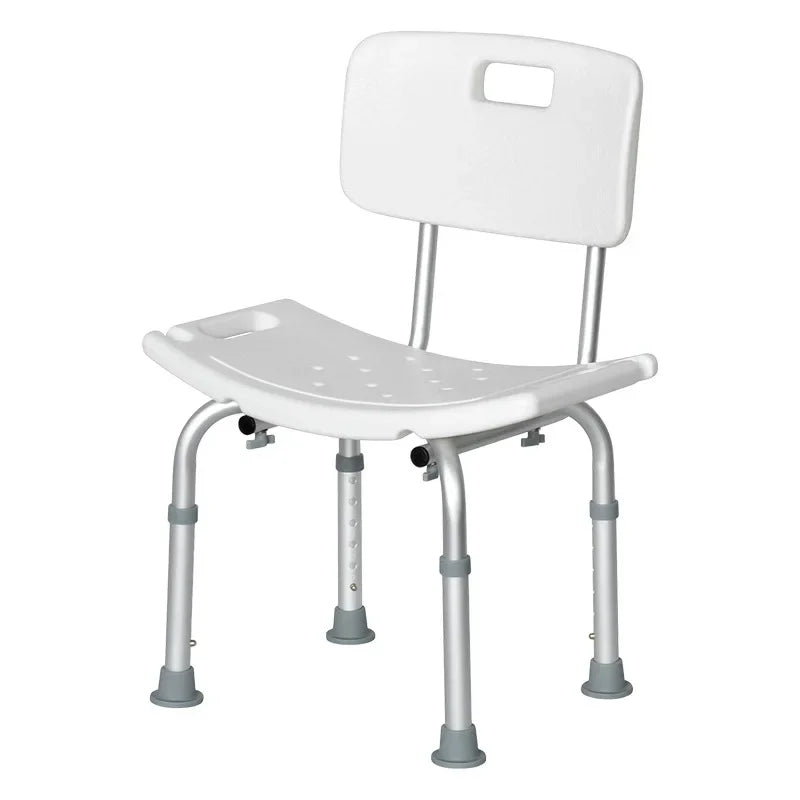 bath chair Anti-slip Bathroom and Shower Chair Non-slip Bath Seat 6 Gears Height Adjustable Elderly Safe Seat Shower Stool