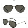 Retro Aviator Sunglasses Men Metal Frame Sunglasses Men Retro Sunglasses Men Big Frame Cycling Sun Glasses Equipment