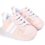 Pink Baby Shoes Princess Fashion Sneakers Infant Toddler Soft sole Anti Slip First Walkers 0-1 year old baby Christening Shoes