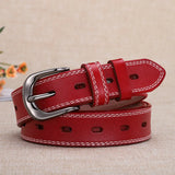 Women Genuine Leather Belt for Female Strap Casual All-match Ladies Adjustable Belts Designer High Quality QJ CINGA Brand