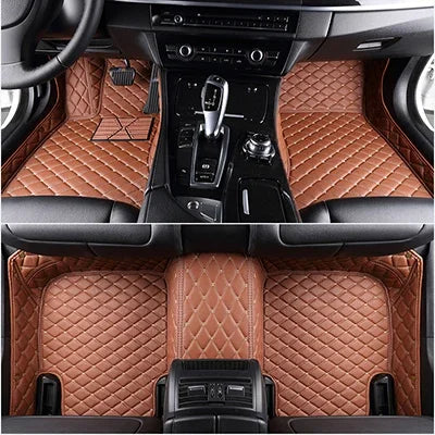 Custom Car Floor Mats for Mercedes Benz C Class W203 2004-2007 W204 W205 W206 2023 Years Interior Details Car Accessories Carpet