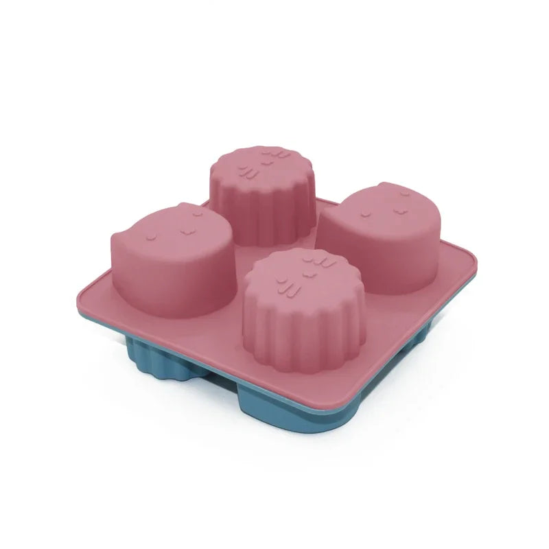 Animal Shape Baking Mold Silicone Baking Pan Lion Kitten Pastry Cake Mold DIY Baking Accessories