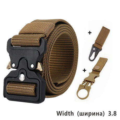 Mens belts Outdoor Hunting Canvas Belt For Men Multi-Function Buckle Nylon Belt Marine Corps Canvas belt for men