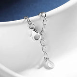 TBCYD 3mm 0.5cttw D Color VVS1 Moissanite Bracelet For Women 925 Sterling Silver Diamond Round Bubble Hand Chain Jewelry Gifts