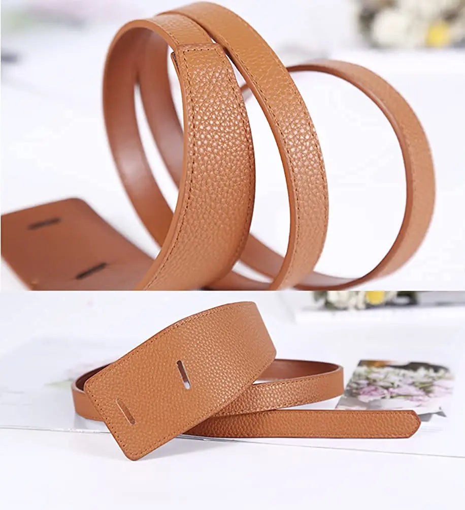 PU Designer Belts for Women High Quality Knot Soft Leather Long Cummerbunds Wide Coat Ceinture Lady Dress Solid Waistband Belt